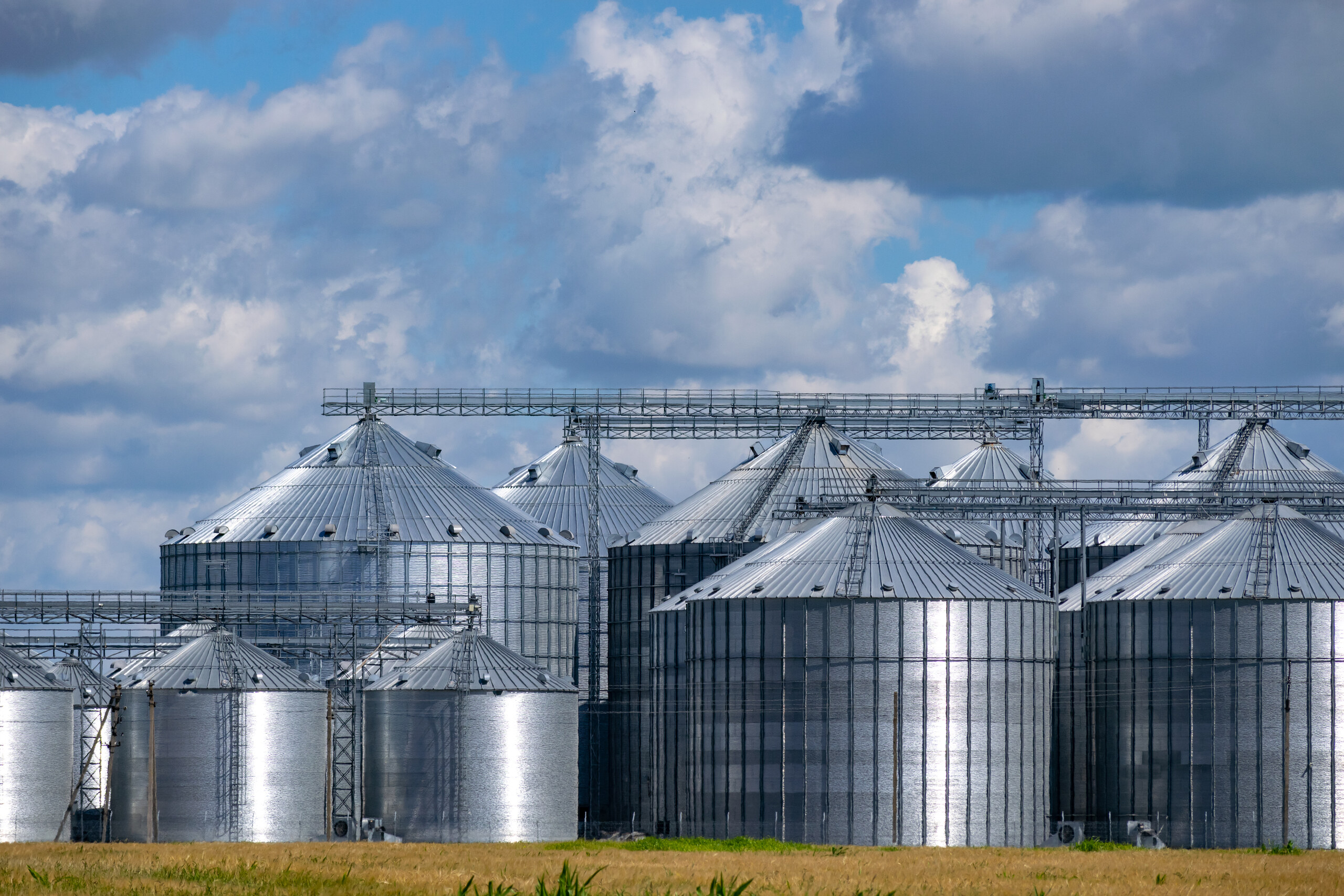 Silos de armazenamento para o agronegócio